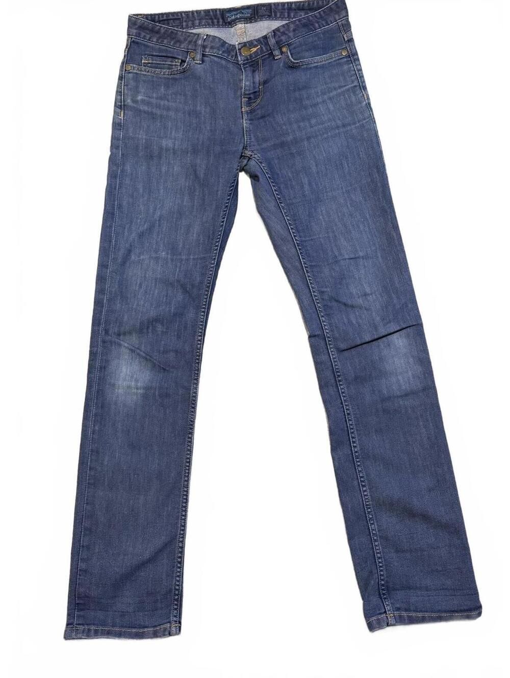 Patagonia Women’s Straight Jeans Size 26 Dark Wash Organic Cotton 29 Inseam